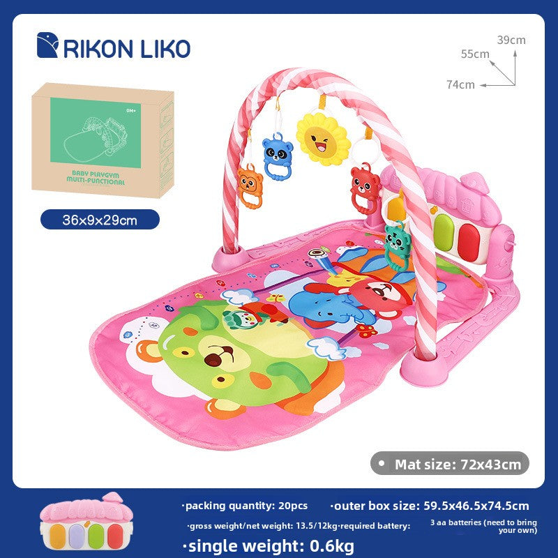 Interactive Crawling Game Mat for Infant Motor Skills and Early Sensory Learning Play