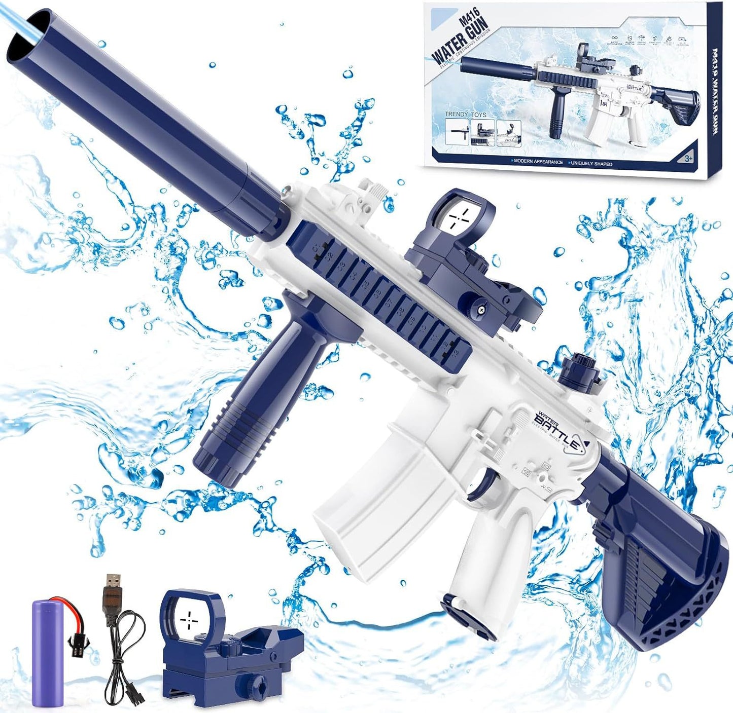 Children's electric water gun