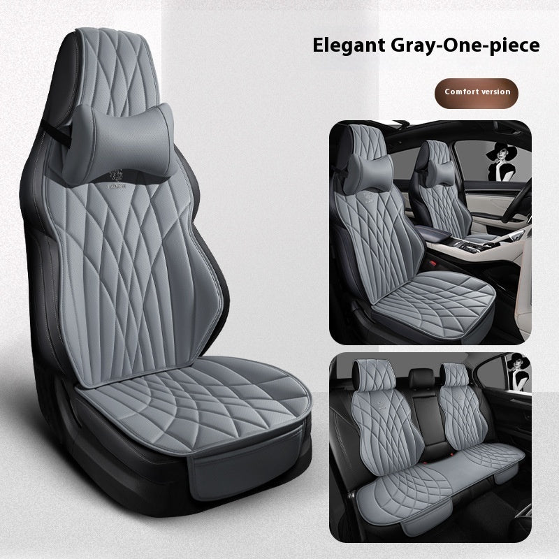 Universal Leatherette Car Seat Covers - Five-Seat Set