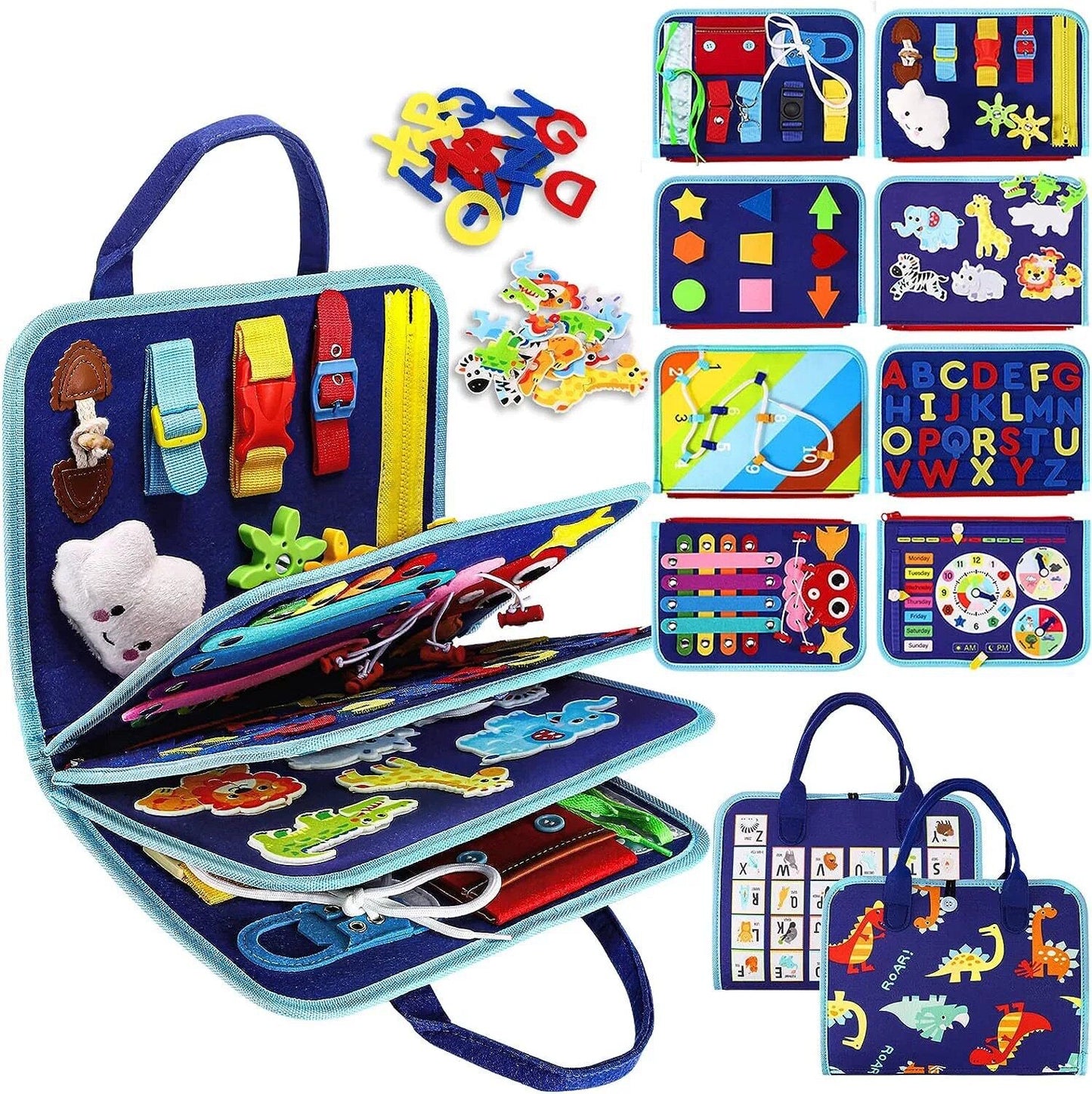 Childrens Educational Felt Learning Board