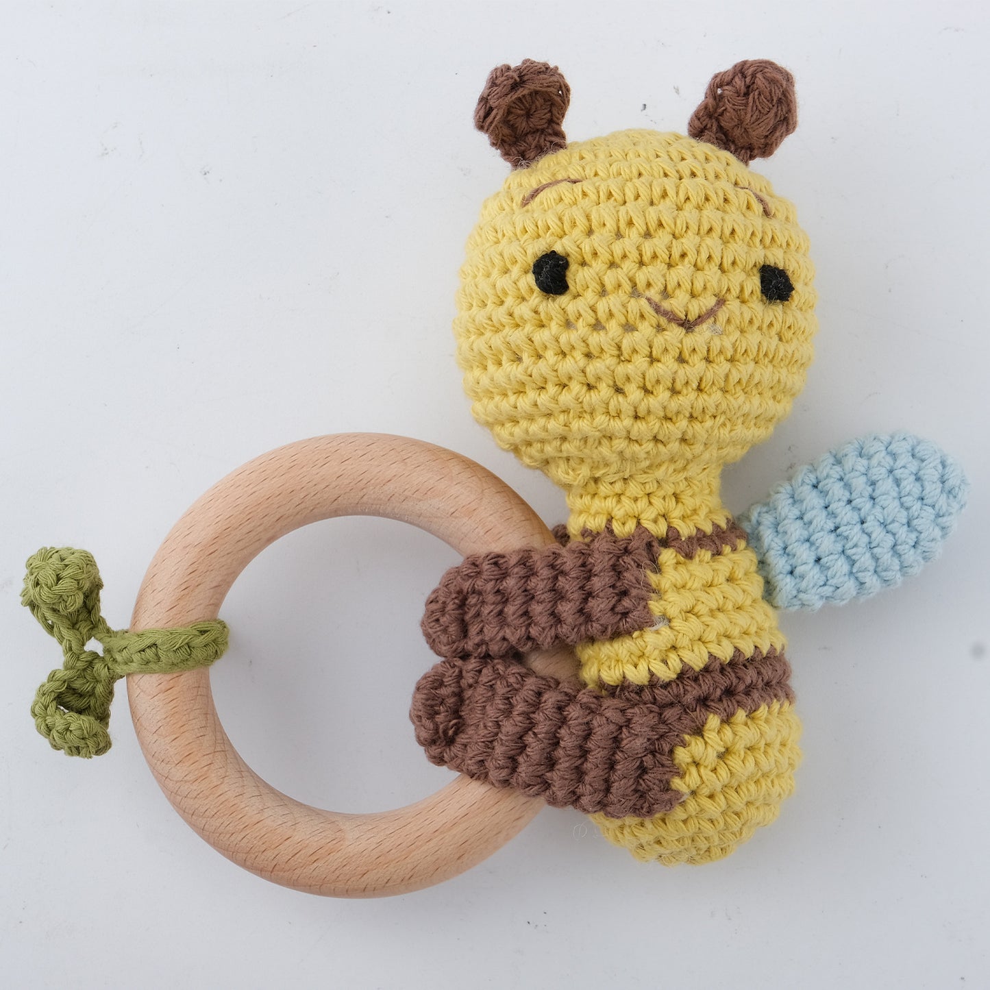 Handmade Crochet Animal Baby Rattle Teether