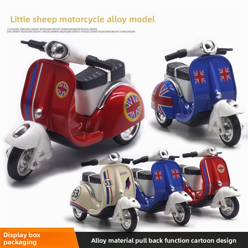 Alloy lady motorcycle model