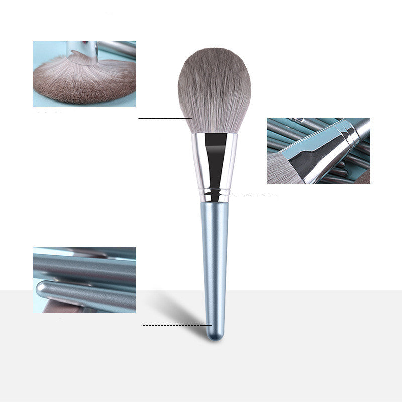 Premium 14-Piece Wooden Handle Makeup Brush Set