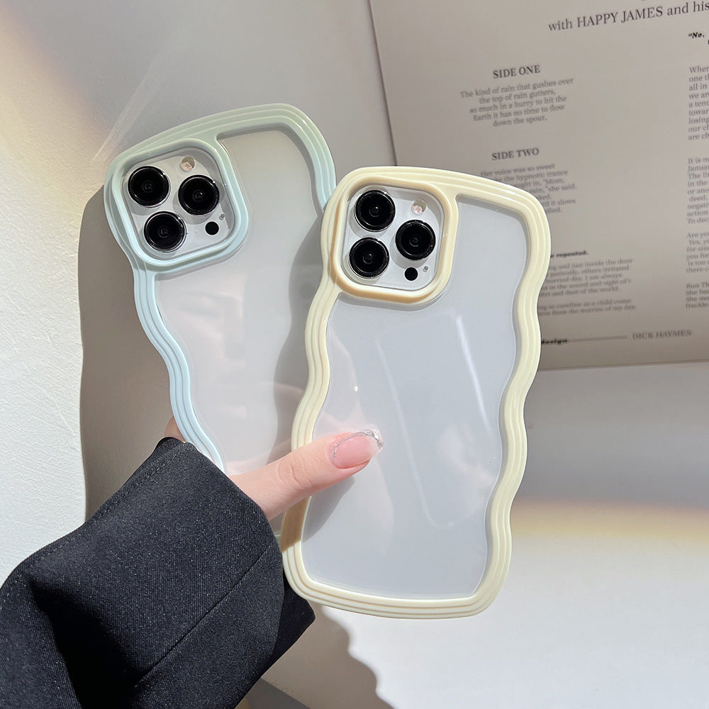 Wavy Border iPhone Case - Flexible TPU & Full Protection