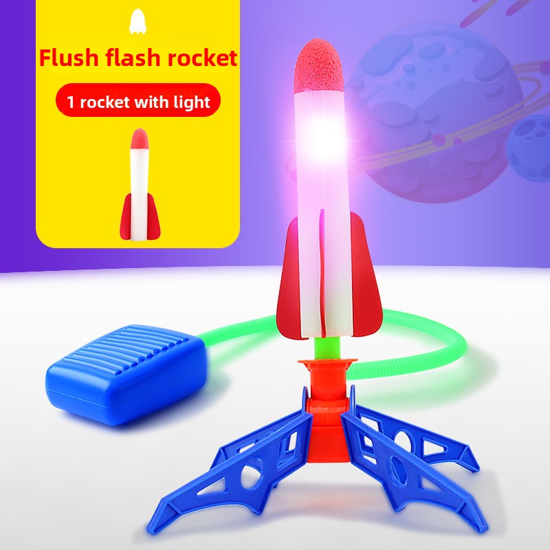 Children's Foot-Powered Luminous Rocket
