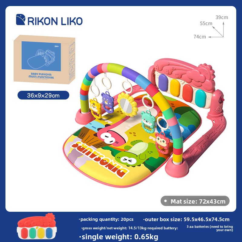 Interactive Crawling Game Mat for Infant Motor Skills and Early Sensory Learning Play
