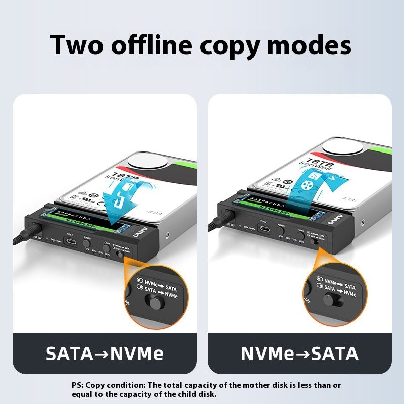 External SSD Enclosure for Portable Storage