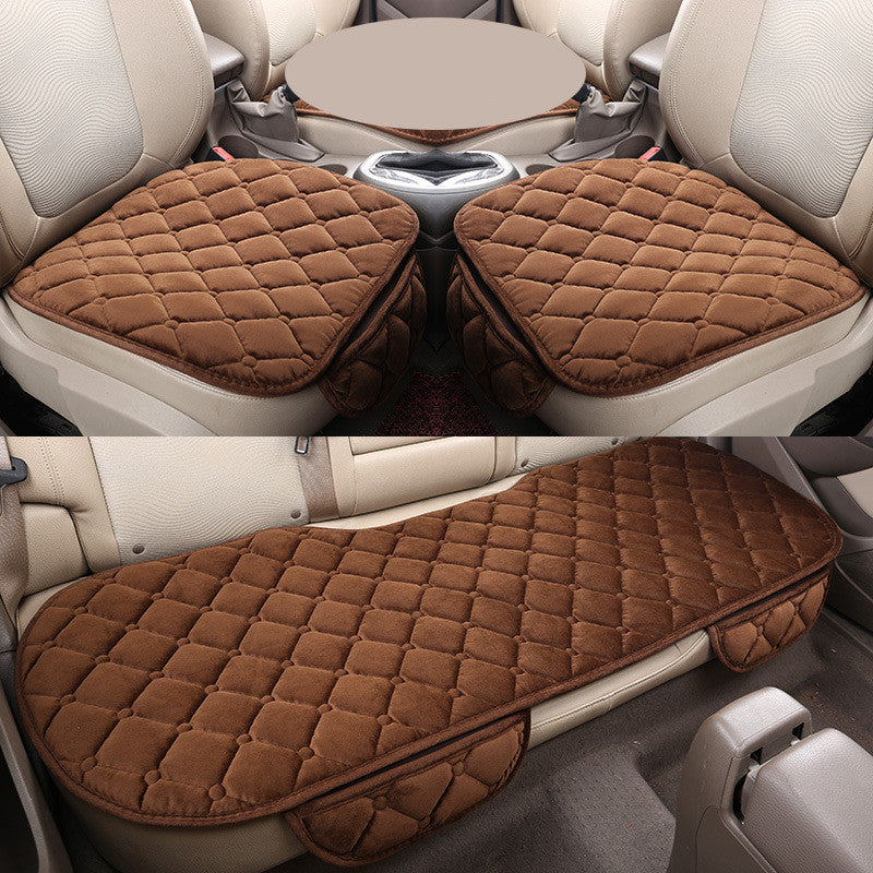 Premium Plush Velvet Car Seat Cushion