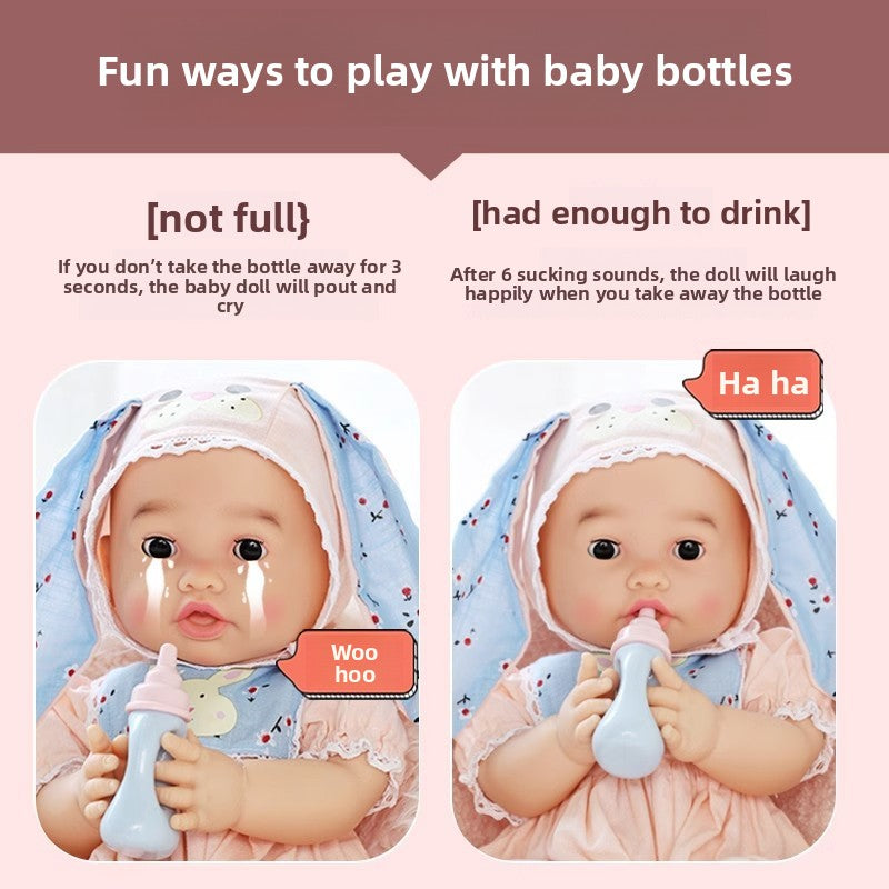 Soft Interactive Baby Doll with Sound and Accessories