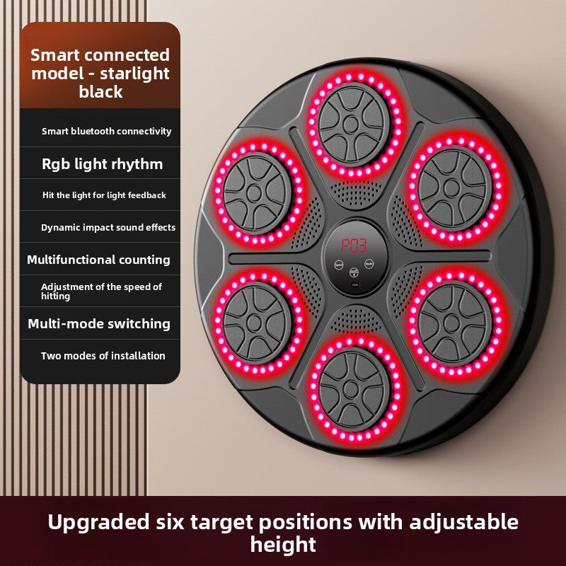 Smart Music Boxing Machine with LED Targets