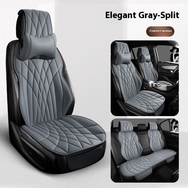 Universal Leatherette Car Seat Covers - Five-Seat Set