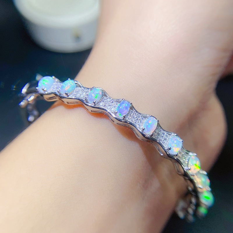 Fashionable And Unique Natural Opal Bracelet