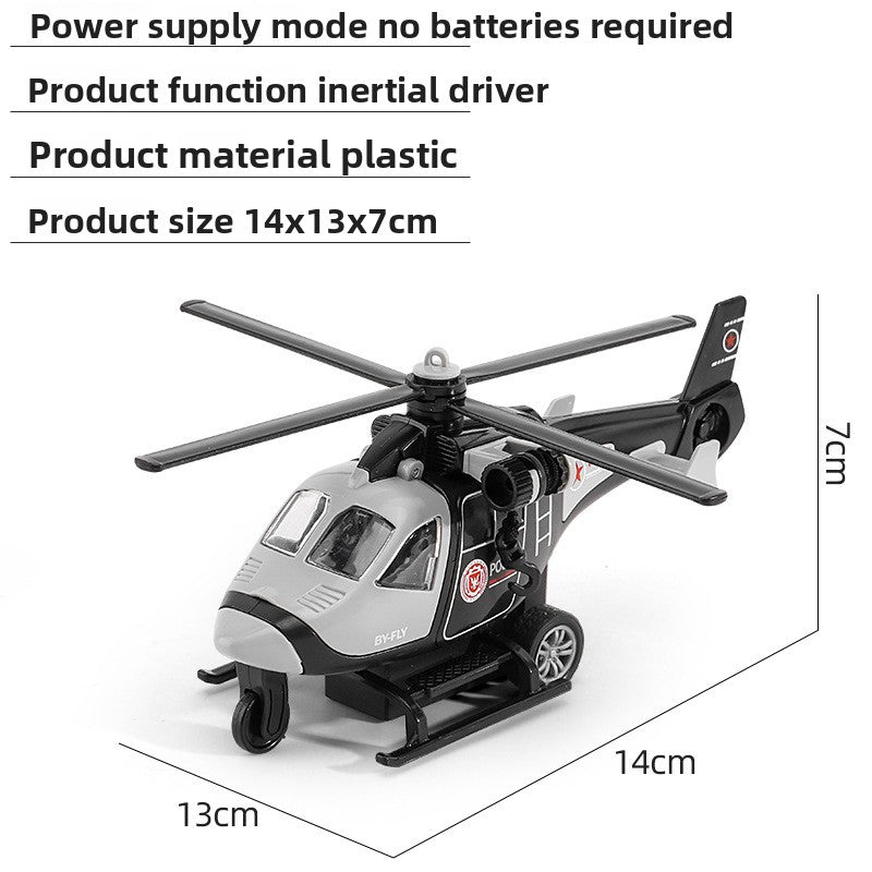 Children's toy helicopter model