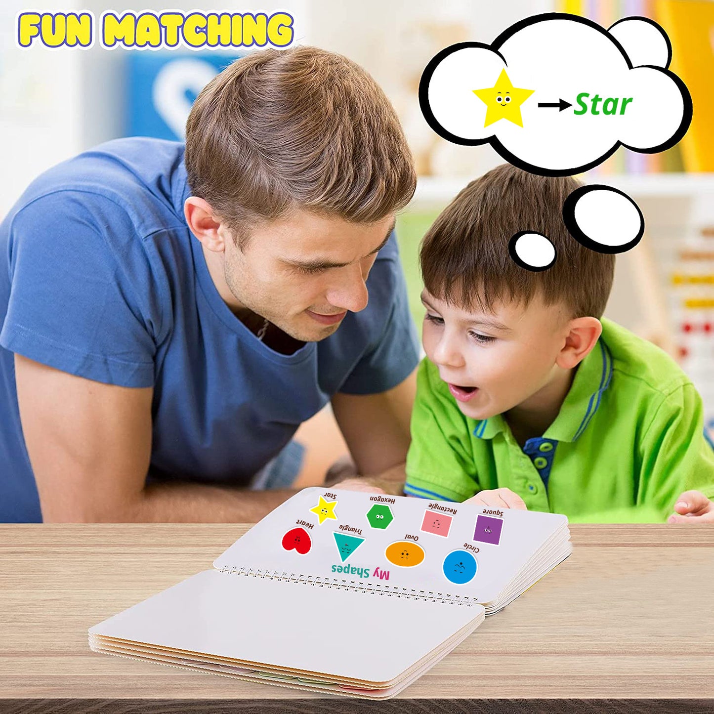 Reusable Educational Busy Book for Kids