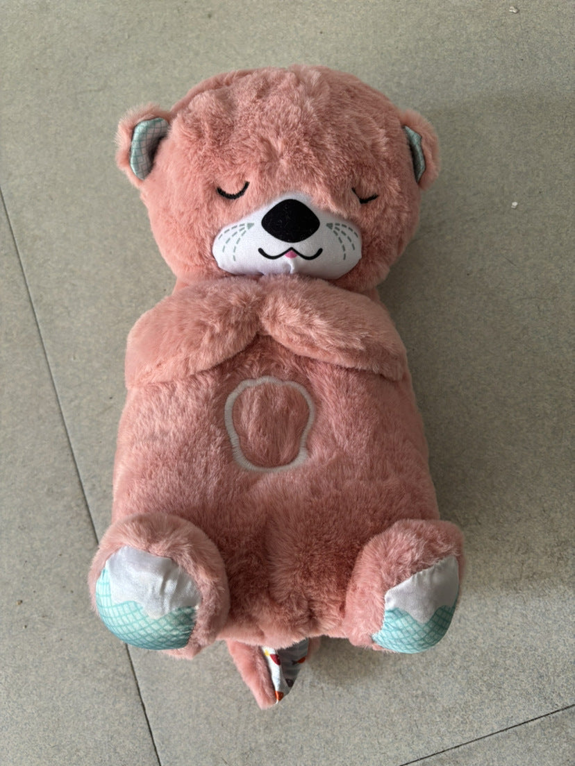 Soft Plush Music Breathing Otter Toy
