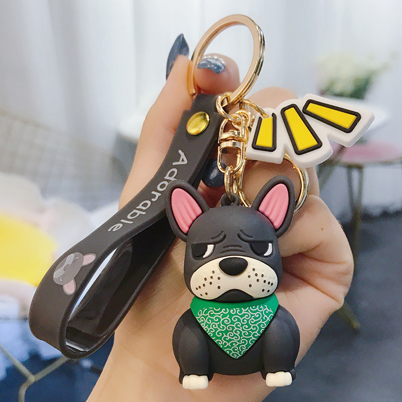 Chic French Bucket Keychain