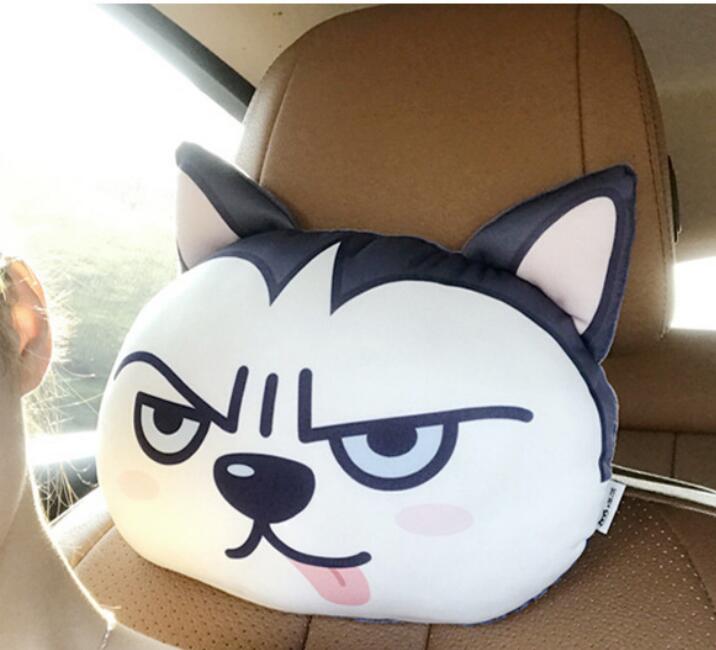 Cat Lovers Car Headrest Pillow