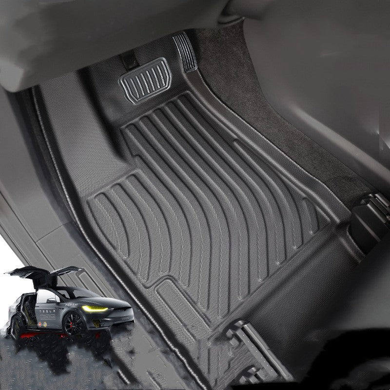 Premium TPE All-Weather Floor Mats for Tesla Model X