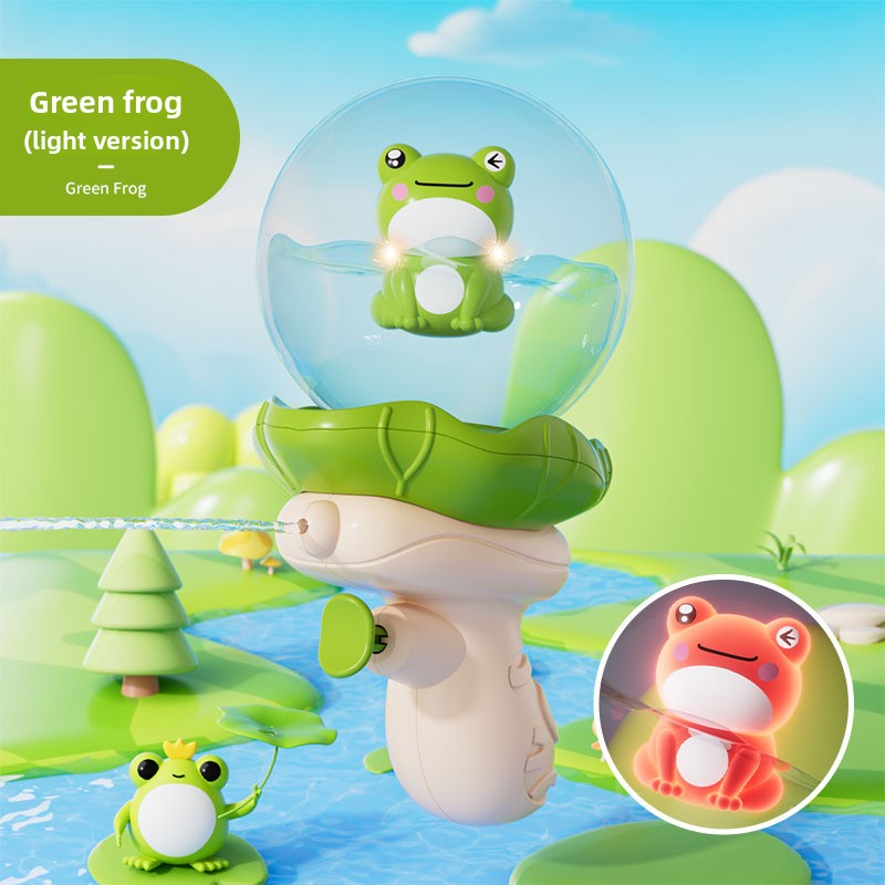 Cartoon LED Press Water Gun for Kids