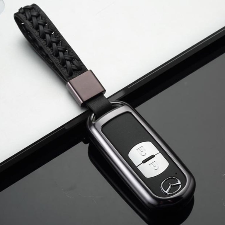 Premium Aluminum Alloy Key Case for Mazda