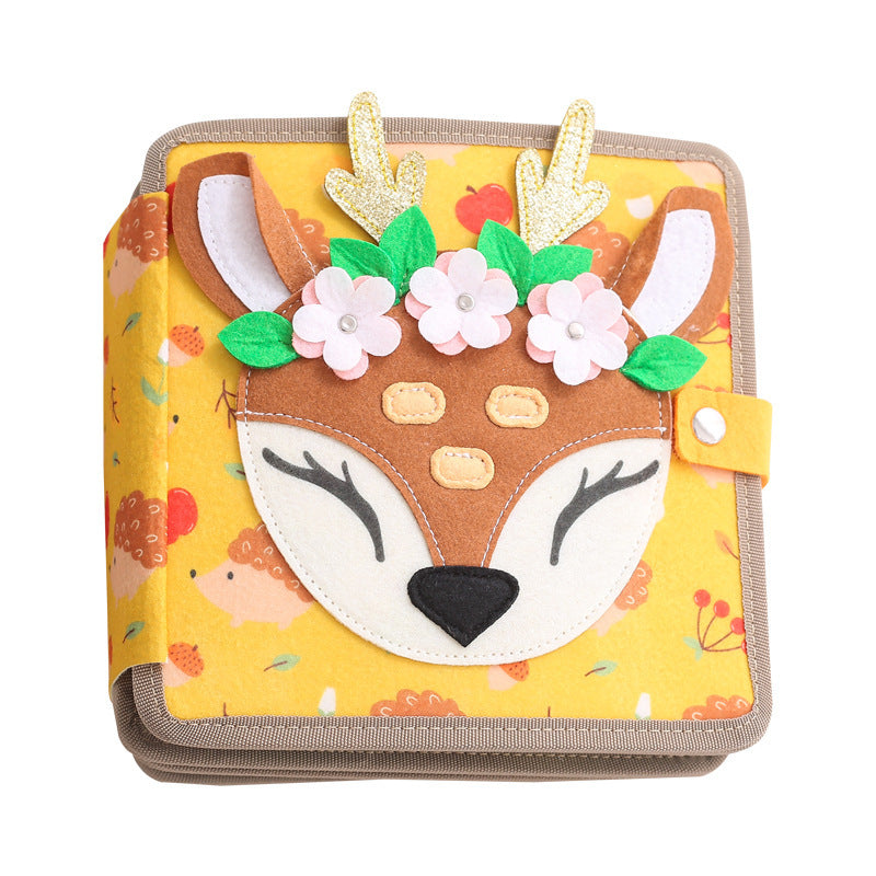 Interactive Felt Educational Cloth Book for Children