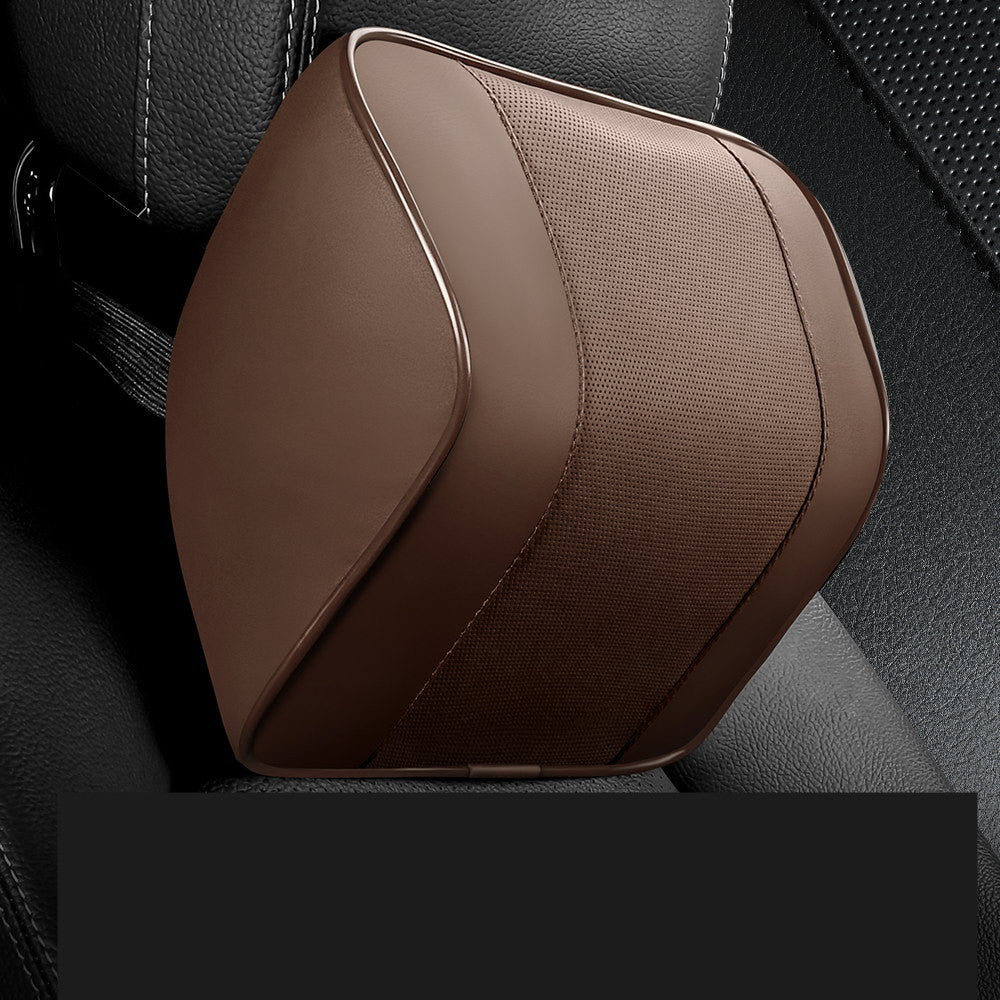 Premium Memory Foam Car Neck & Lumbar Support Pillow