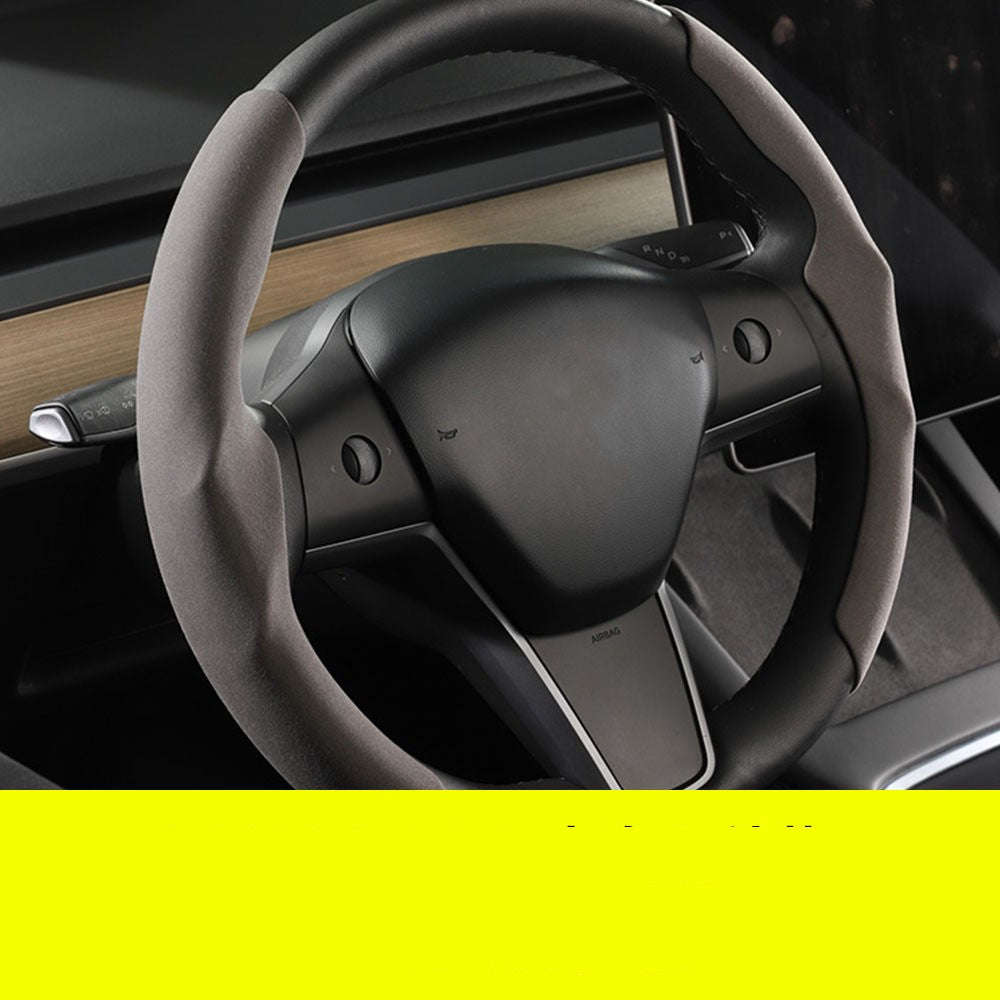 Premium Suede Steering Wheel Covers (Pair)