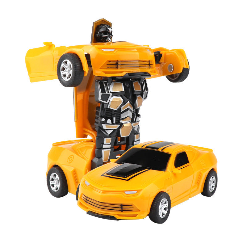 Children's transformable toy car model