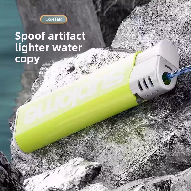 Simulation Lighter Water Gun Toy for Kids