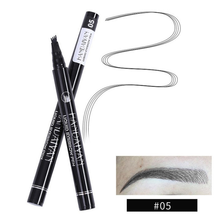 Microblading Effect Eyebrow Pen - Waterproof, Fine Sketch, Long-Lasting