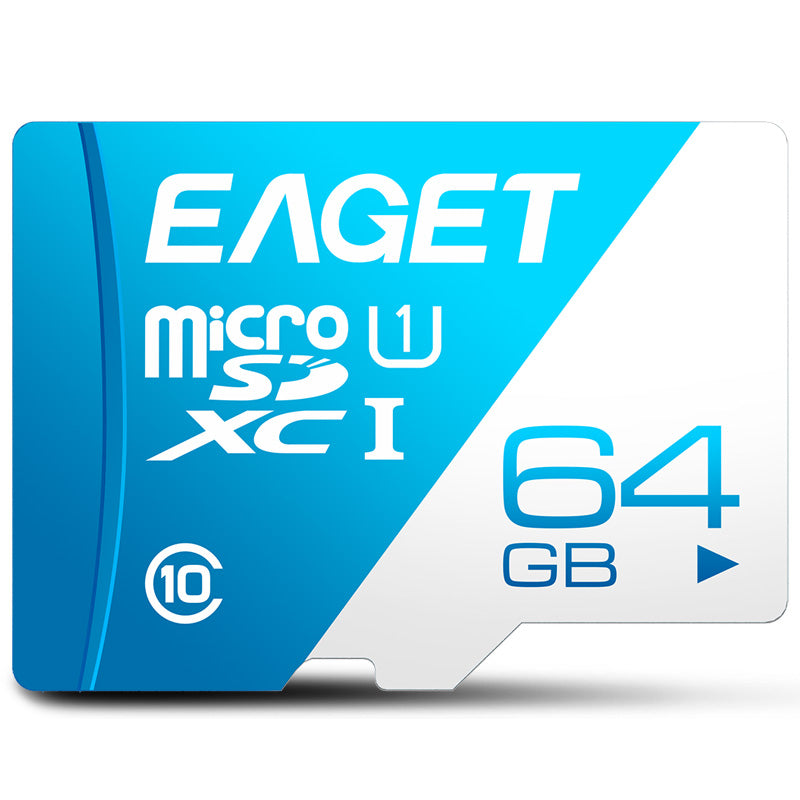 EAGET T1 Micro SD Card - 16GB to 128GB - Class 10 UHS-I U1 - High Speed Storage