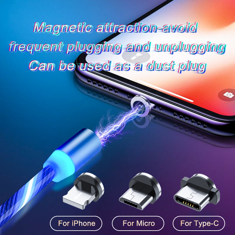 Magnetic LED Streamer Charging Cable
