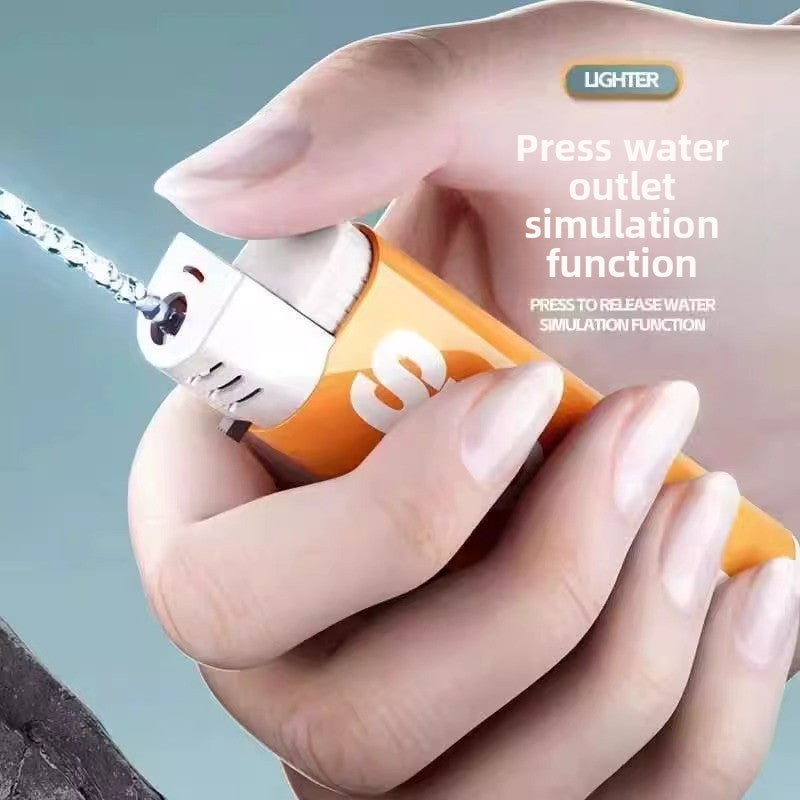 Simulation Lighter Water Gun Toy for Kids