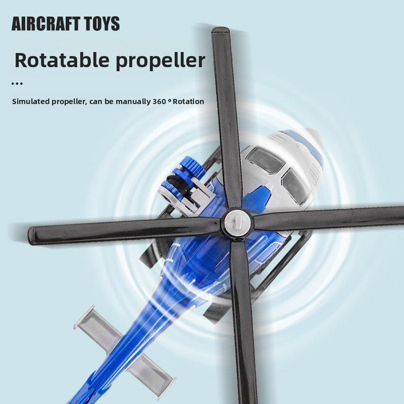 Children's toy helicopter model