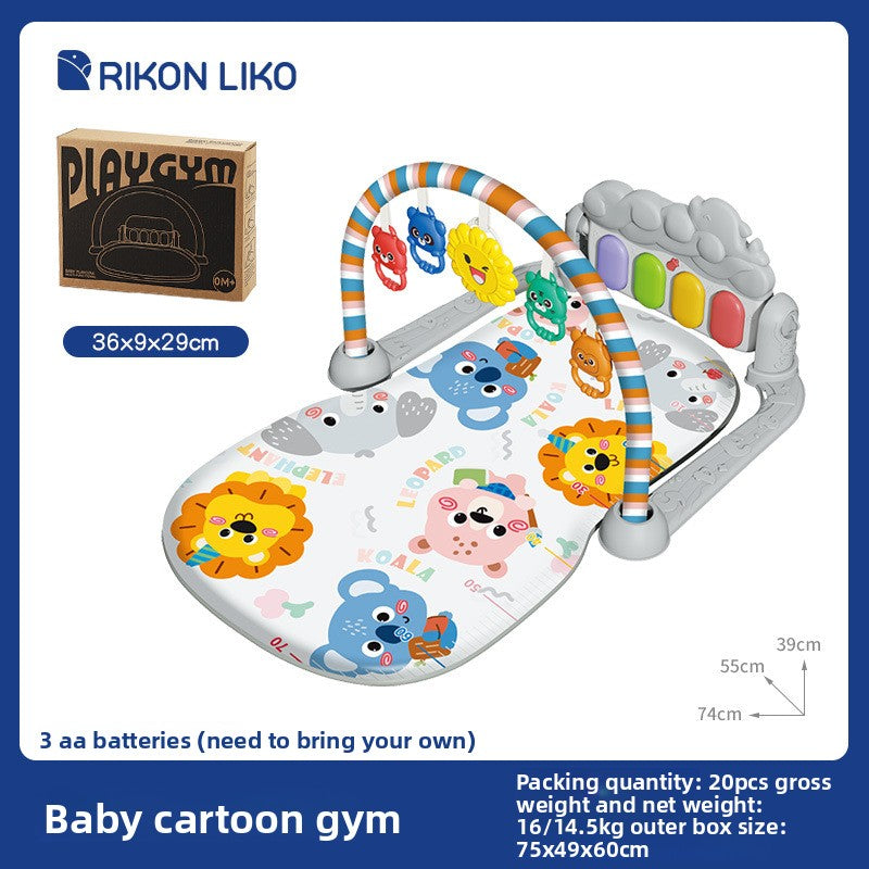 Interactive Crawling Game Mat for Infant Motor Skills and Early Sensory Learning Play