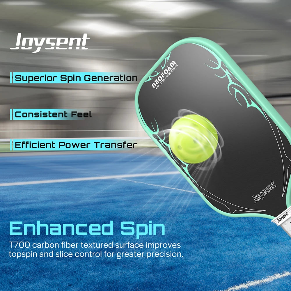 Joysent Pickleball Paddle T700 Carbon Fiber Pickleball Racket 14mm EPP Gear Foam PickleBalls Paddles Thermoformed For Men Women