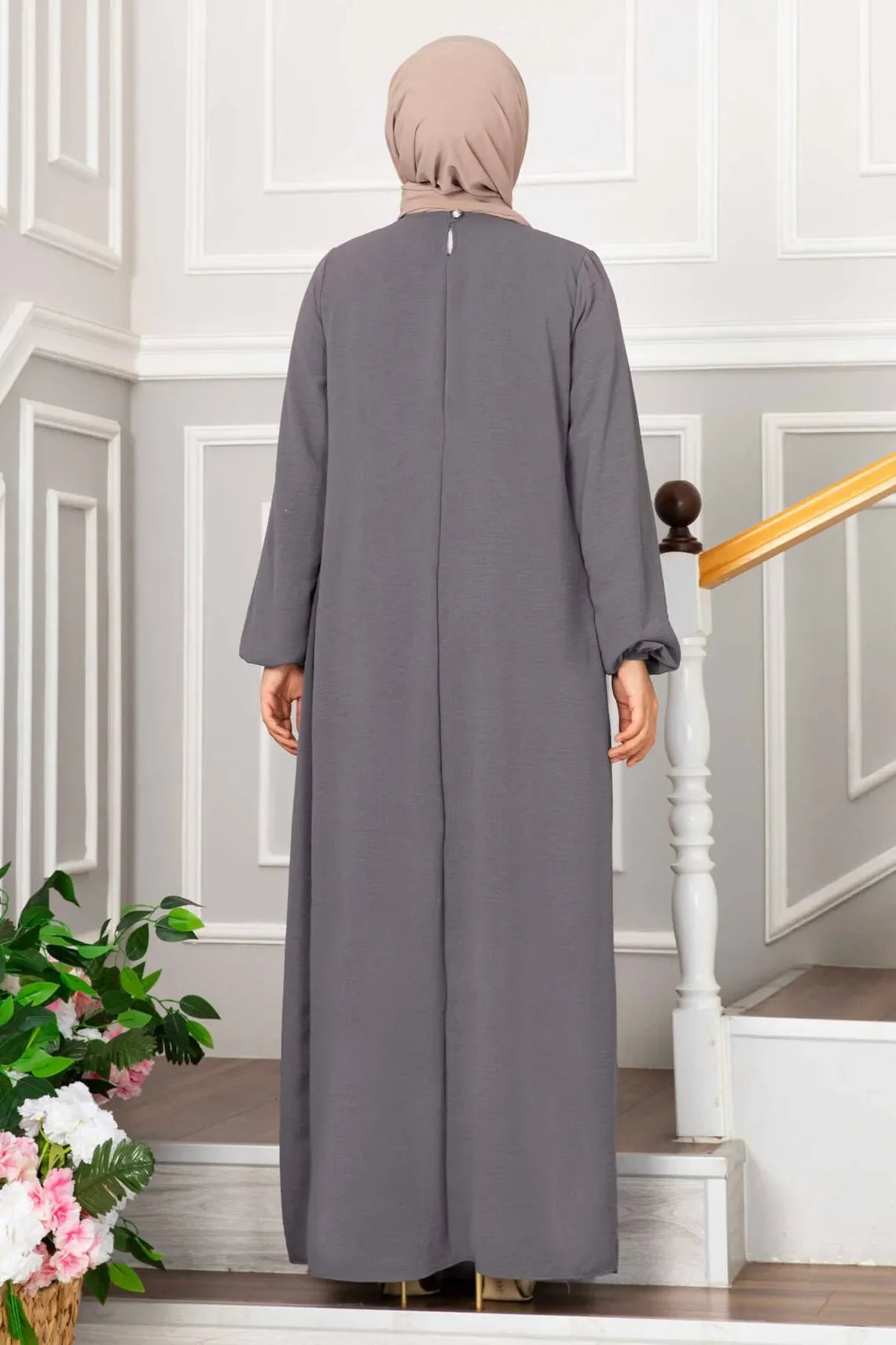 Women Eid Muslim Dress Ramadan Morocco Pleated Party Dresses Dubai Kaftan Islam Vestidos Arab Long Robe Solid Abaya Modest