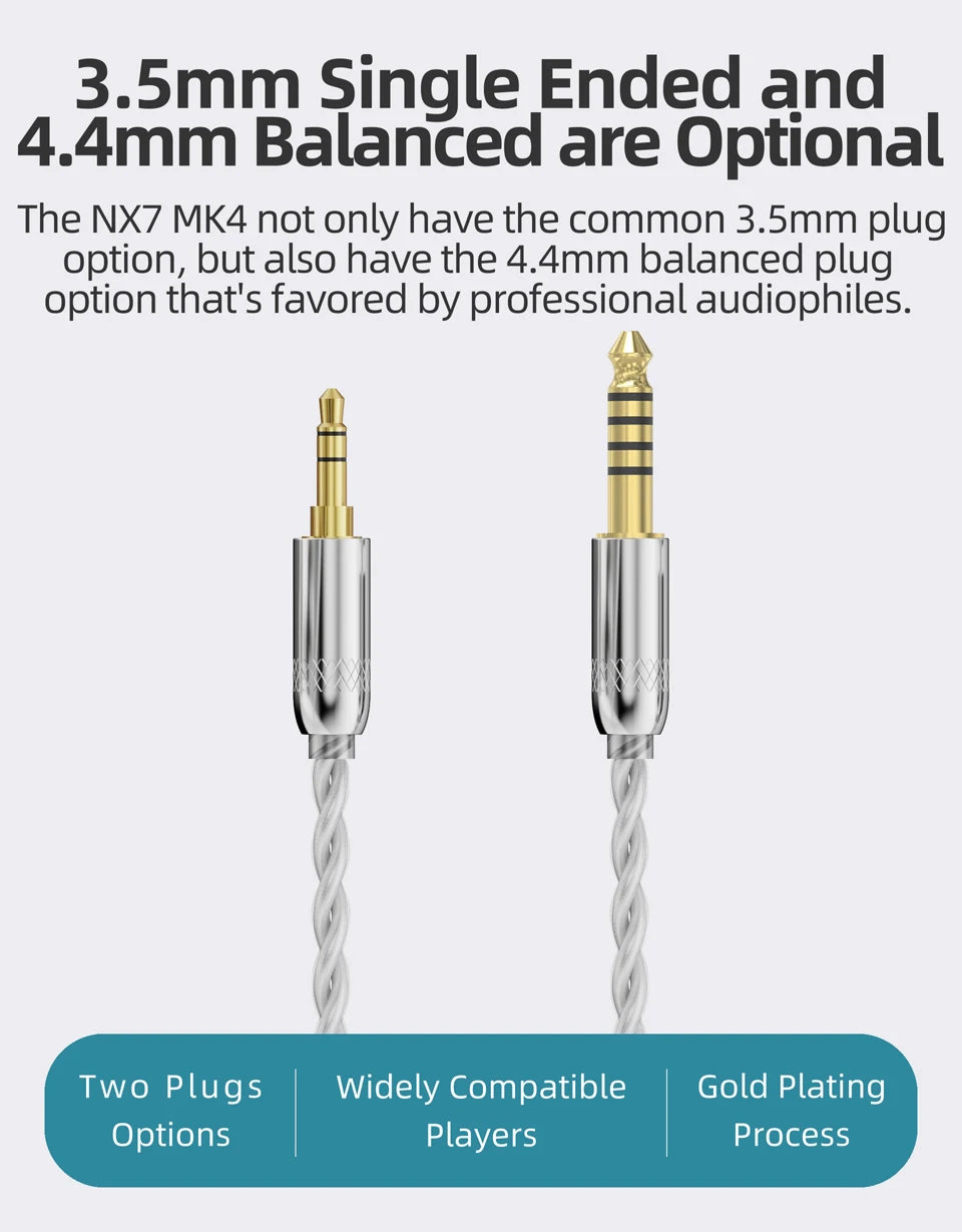 NICEHCK NX7 MK4 Hybrid Audiophile Earphones