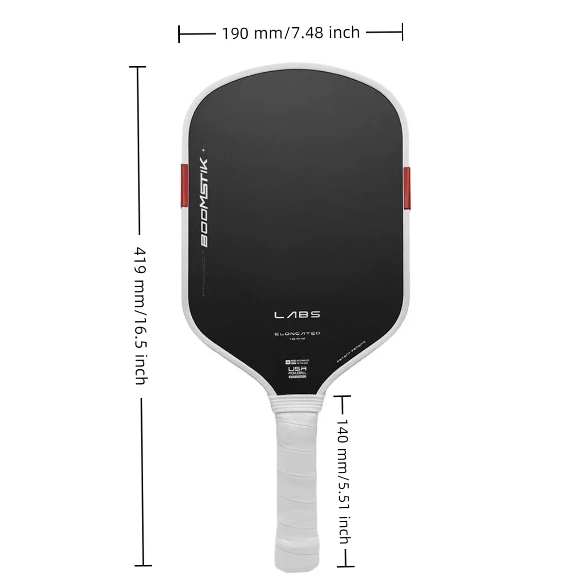 Selkirk-Style T700 Carbon Fiber 5th Gen Pickleball Paddle, Boomstick Core, Hot-Pressed