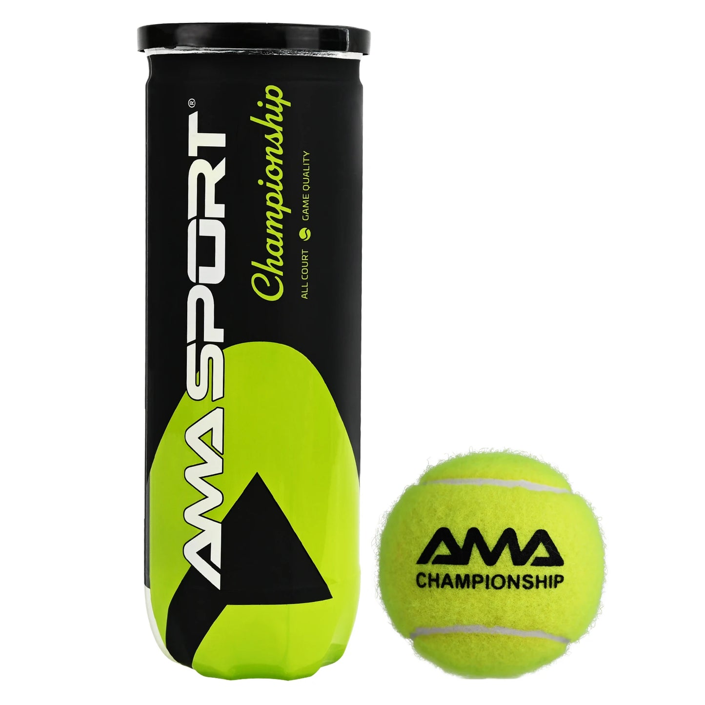 Padel Balls Pack of 3-Durable Tournament Grade Padel Balls - Optimal Bounce Padel Balls for Professional and Amateur Players