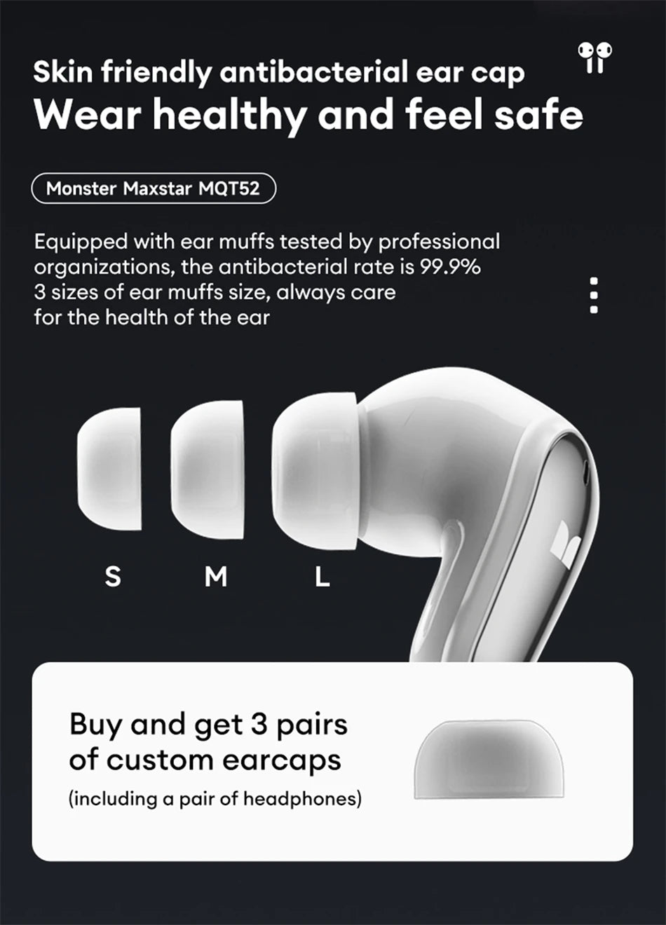 Monster MQT52 Wireless Earphones