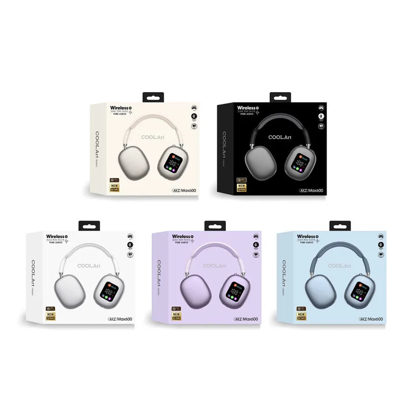 MAX600 Hybrid Wireless Active Noise Cancelling Headphones