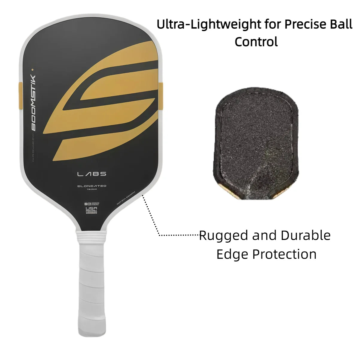 Selkirk-Style T700 Carbon Fiber 5th Gen Pickleball Paddle, Boomstick Core, Hot-Pressed