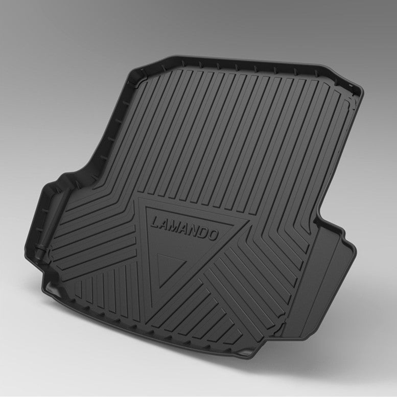 Carbon Fiber Pattern TPE Car Trunk Mat