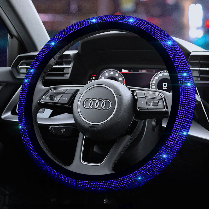 Automotive Crystal Steering Wheel Cover