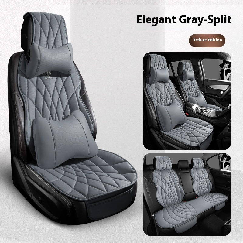 Universal Leatherette Car Seat Covers - Five-Seat Set