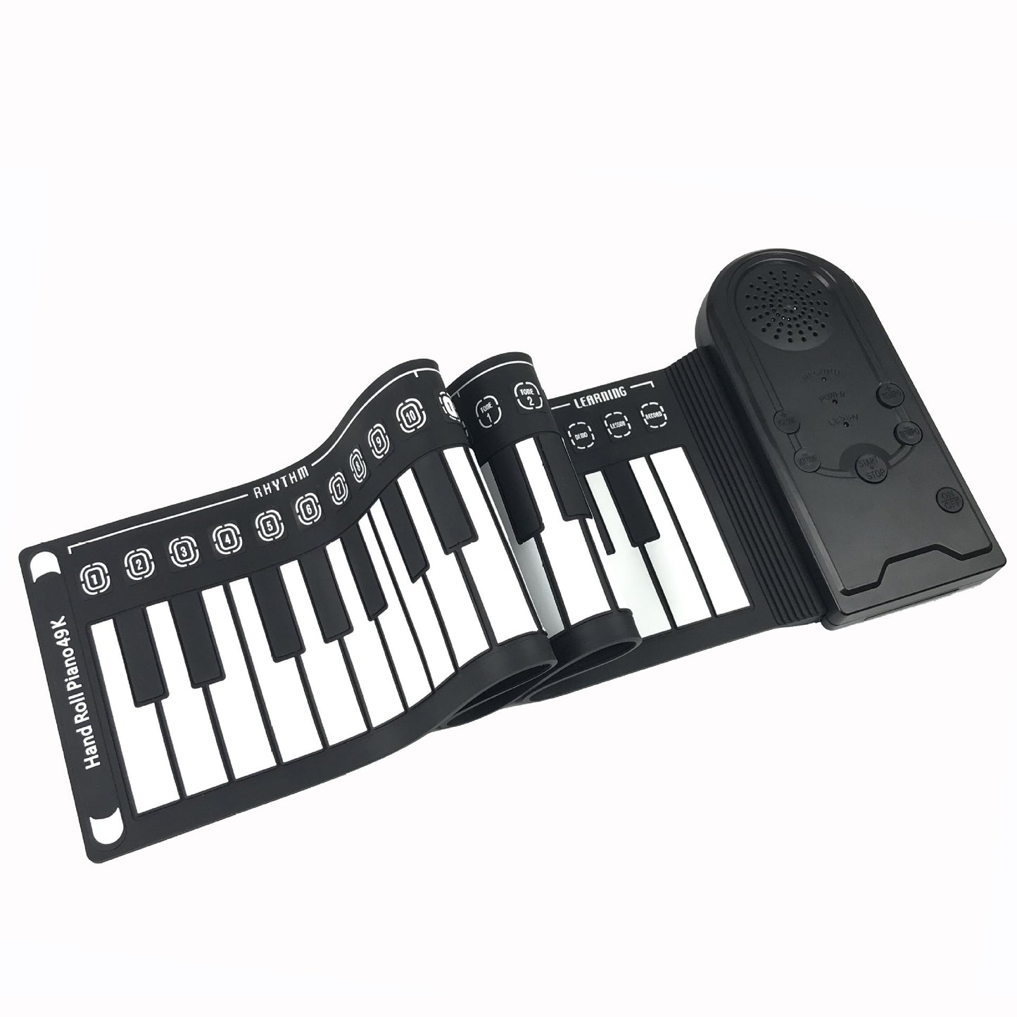 49-Key Portable Silicone Foldable Electronic Keyboard