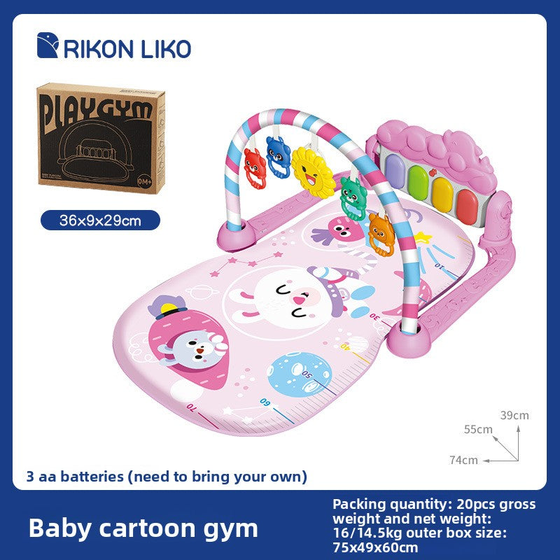 Interactive Crawling Game Mat for Infant Motor Skills and Early Sensory Learning Play
