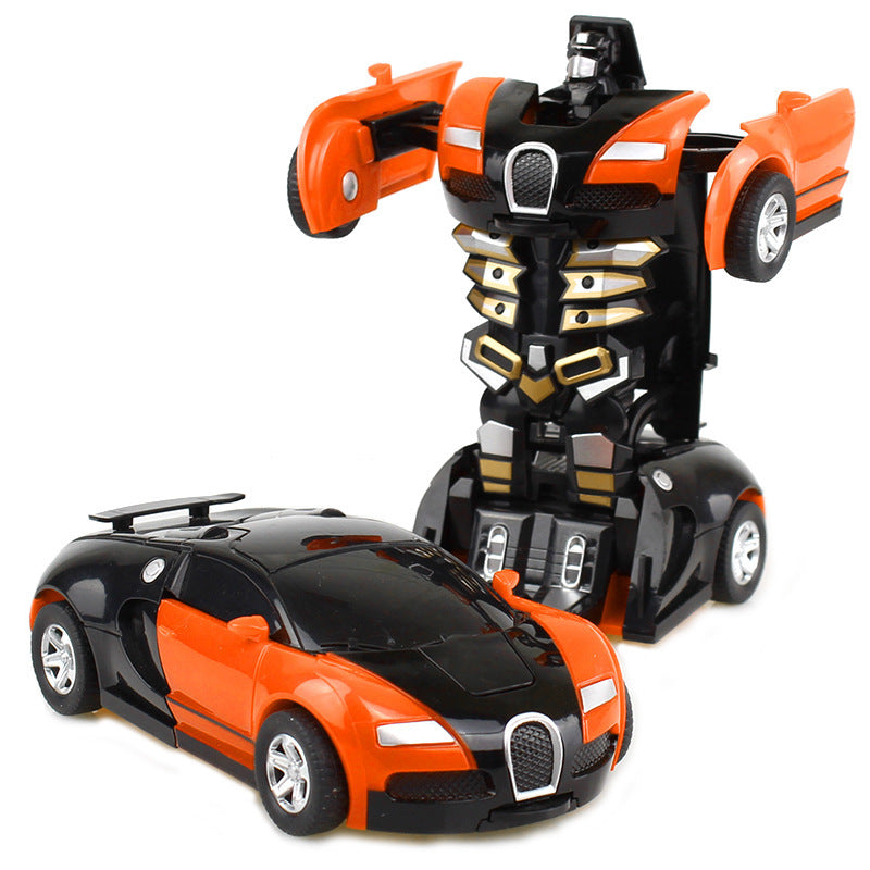 Children's transformable toy car model