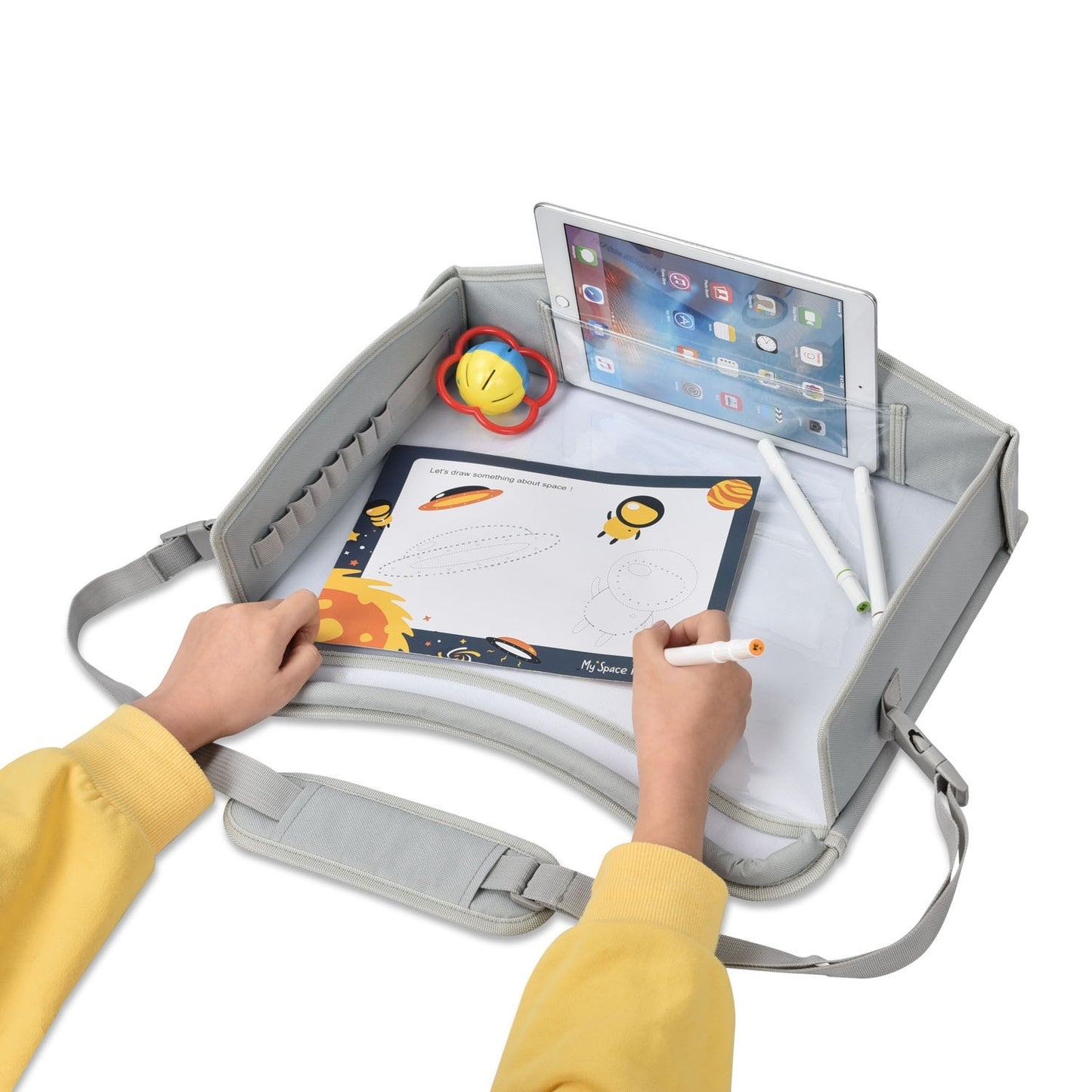 Children's Toy Car Writing Board Tray Car Drawing Board Travel Artboard Bag Simple